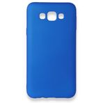Samsung Galaxy E7 Kılıf Renkli Silikon Kılıf Esnek Kapak Prm
