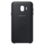 Samsung Galaxy J4 2018 Çift Katmanlı Arka Kapak Kılıf, Siyah