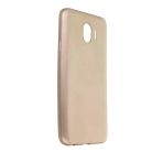 Samsung Galaxy J4 Kılıf First Silikon - Gold-(5796)