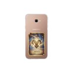 Samsung Galaxy J4+ Plus ile Uyumlu Burç Kartları Koç Tasarımlı Şeffaf Silikon Kılıf