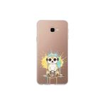 Samsung Galaxy J4+ Plus ile Uyumlu Splash Mirket Tasarımlı Slimfit Şeffaf Silikon Kılıf