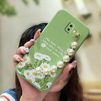 Samsung Galaxy J6 Plus/J6 Prime/J610/J6+ için Sıvı Silikon Kabuk Lens Darbe Koruması Lulumi Telefon Kılıfı, Cilt Dostu Hissi Veren Arka Kapak Düşmeye Karşı İnci Bilezik Ayı Bileklik İskandinav Tarzı, 9