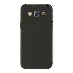 Samsung Galaxy J7 Core Uyumlu Sert Rubber Silikon Kılıf (Siyah)