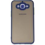 Samsung Galaxy J7 Kılıf Montreal Silikon Kapak - Lacivert - 1 - Renkli