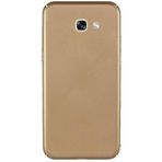 Samsung Galaxy J7 Max Uyumlu Sert Rubber Silikon Kılıf (Altın Rengi)