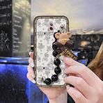Samsung Galaxy J7 Plus/C8/J7+ için Lulumi-Telefon Kılıfı, Arka Kapak Cep Telefonu Kılıfı Cep Telefonu Kılıfı Ayı Bilezik Cep Telefonu Kılıfı Kirlenmeye Dayanıklı Basitlik Cilt Dostu Silikon