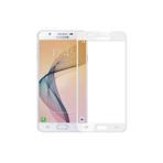 Samsung Galaxy J7 Prime 3D Kavisli Temperli Cam Ekran Koruyucu Kirilmaz Film Beyaz
