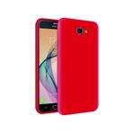 Samsung Galaxy J7 Prime Kırmızı Uyumlu Silikon Kılıf