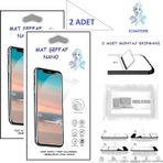 Samsung Galaxy J720 Nano Ekran Koruyucu 2 Adet Ultra İNCE Esnek MAT Şeffaf