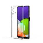 Samsung Galaxy M22 Kılıf 3d Kamera Korumalı Şeffaf Silikon Kapak