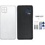 Samsung Galaxy M22 - Sm-M225 Full Kasa Arka Kapak Takim Beyaz - Tamır Setı