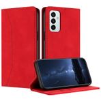 Samsung Galaxy M23 5G/F23 Cep Telefonu Kılıfı için Mo-Beauty Kılıf Samsung M23 5G/F23 Galaxy M23 5G/F23 Kılıf PU Deri Ters Çevirmeli Manyetik Deri Kılıf Ters Çevirmeli Kılıf (Kırmızı)