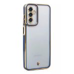 Samsung Galaxy M23 Kılıf Liva Lens Silikon - Mavi-(5796)