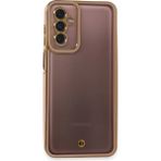 Samsung Galaxy M23 Kılıf Liva Lens Silikon - Pudra - 1 - Renkli