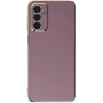 Samsung Galaxy M23 Kılıf Volet Silikon - Mor - 1 - Renkli