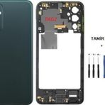 Samsung Galaxy M23 - Sm-M236 Full Kasa Arka Kapak Takim Sıyah - Tamır Setı