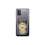 Samsung Galaxy M31s ile Uyumlu Burç Kartları Balık Tasarımlı Şeffaf Silikon Kılıf