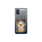Samsung Galaxy M31s ile Uyumlu Burç Kartları Boğa Tasarımlı Şeffaf Silikon Kılıf