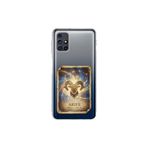 Samsung Galaxy M31s ile Uyumlu Burç Kartları Koç Tasarımlı Şeffaf Silikon Kılıf
