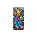 Samsung Galaxy M31s ile Uyumlu Grafiti Dream Street Tasarımlı Şeffaf Silikon Kılıf
