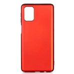 Samsung Galaxy M31S ile uyumlu Kılıf Soft Mat Premier Case Kırmızı