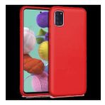 Samsung Galaxy M31S İnce Mat Silikon Kılıf Kırmızı