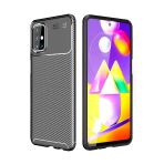 Samsung Galaxy M31s Karbon Desenli Silikon Kılıf Rcv/A.f.karbon