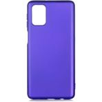 Samsung Galaxy M31S Kılıf Soft ve Pürüzsüz Yüzey Ipeksi Silikon Kapak Hopy - Saks Mavi