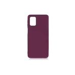 Samsung Galaxy M31s Uyumlu Kadife Iç Yüzeyli (ŞIK TASARIM) Silikon Kılıf Koyu Mor