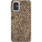 Samsung Galaxy M31s Uyumlu Leopar Tasarımlı Baskılı Silikon Kılıf Renkli