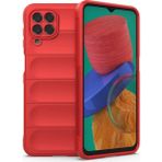Samsung Galaxy M33 Kılıf Optimum Silikon - Kırmızı - 1 - Renkli