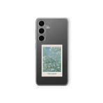Samsung Galaxy M34 5G ile Uyumlu Almond Blossom Tasarım Baskılı Şeffaf Kılıf
