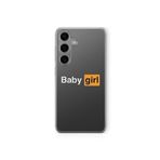 Samsung Galaxy M34 5G ile Uyumlu Baby Girl Tasarım Baskılı Şeffaf Kılıf