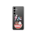 Samsung Galaxy M34 5G ile Uyumlu Cool Bear Tasarım Baskılı Şeffaf Kılıf