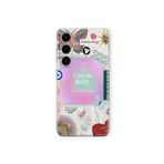 Samsung Galaxy M34 5G ile Uyumlu Feminine Energy Tasarım Baskılı Şeffaf Kılıf