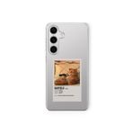 Samsung Galaxy M34 5G ile Uyumlu Garfield Poster Tasarım Baskılı Şeffaf Kılıf