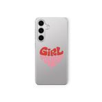 Samsung Galaxy M34 5G ile Uyumlu Girl Power Tasarım Baskılı Şeffaf Kılıf