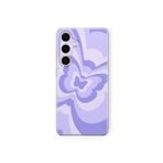 Samsung Galaxy M34 5G ile Uyumlu Kelebek Tasarım Baskılı Şeffaf Kılıf 2