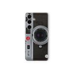 Samsung Galaxy M34 5G ile Uyumlu Leica Kamera 4 Tasarım Baskılı Şeffaf Kılıf