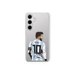 Samsung Galaxy M34 5G ile Uyumlu Messi Temalı Tasarım Baskılı Şeffaf Kılıf 1