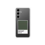 Samsung Galaxy M34 5G ile Uyumlu Pantone Black Forest Tasarım Baskılı Şeffaf Kılıf