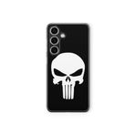 Samsung Galaxy M34 5G ile Uyumlu Punisher Tasarım Baskılı Şeffaf Kılıf