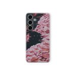 Samsung Galaxy M34 5G ile Uyumlu Red Clouds Tasarım Baskılı Şeffaf Kılıf
