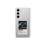 Samsung Galaxy M34 5G ile Uyumlu Sherlock Poster Tasarım Baskılı Şeffaf Kılıf