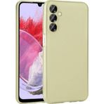 Samsung Galaxy M34 5g Kılıf Esnek Yapılı Ince Slim Silikon Kapak Ryc/premier - Gold