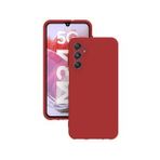 Samsung Galaxy M34 5G Kılıf Kamera Korumalı Silikon Rubber Arka Kapak Kırmızı