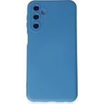 Samsung Galaxy M34 5g Kılıf Nano Içi Kadife Silikon - MAVI-(5796)