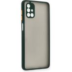 Samsung Galaxy M51 Kılıf Montreal Silikon Kapak - Yeşil - Renkli