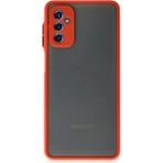 Samsung Galaxy M52 5g Kılıf Montreal Silikon Kapak - Kırmızı - 1 - Renkli