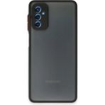 Samsung Galaxy M52 5g Kılıf Montreal Silikon Kapak - Siyah - 1 - Renkli